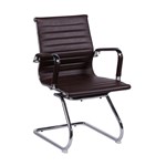 Ficha técnica e caractérísticas do produto Cadeira Interlocutor Office Esteirinha Charles Eames 3301F - Café - Ordesign