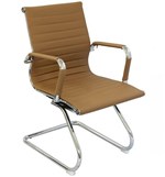 Ficha técnica e caractérísticas do produto Cadeira Interlocutor Office Esteirinha Charles Eames 3301F - Caramelo - Ordesign