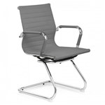Ficha técnica e caractérísticas do produto Cadeira Interlocutor Office Esteirinha Charles Eames 3301F - Cinza - Ordesign