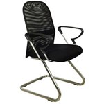 Ficha técnica e caractérísticas do produto Cadeira Interlocutor Silver PEL8036 Fixa Pelegrin