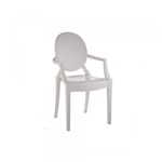 Ficha técnica e caractérísticas do produto Cadeira Invisible com Braço Branco - Or Design
