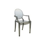 Ficha técnica e caractérísticas do produto Cadeira Invisible com Braço Fumê - Or Design