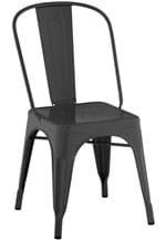 Ficha técnica e caractérísticas do produto Cadeira Iron Sem BraÃ§os Preta Rivatti - Preto - Dafiti