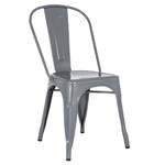 Ficha técnica e caractérísticas do produto Cadeira Iron Tolix - Industrial - Aço - Vintage - Grafite - Cinza Escuro