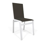 Ficha técnica e caractérísticas do produto Cadeira Jantar Alumínio Tela Sling - MARROM