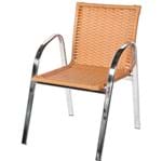 Ficha técnica e caractérísticas do produto Cadeira Jardim Alumínio Revestida em Fibra C319.0001 – Alegro Móveis - Marfim