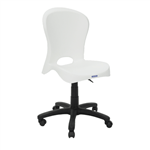 Ficha técnica e caractérísticas do produto Cadeira Jolie com Rodízio Branca Tramontina 92070010