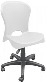 Ficha técnica e caractérísticas do produto Cadeira Jolie com Rodizio Branca Tramontina 92070010