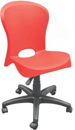 Ficha técnica e caractérísticas do produto Cadeira Jolie com Rodizio Vermelha Tramontina 92070040