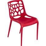 Cadeira Kalmar Polipropileno Vermelha - Betili