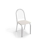 Ficha técnica e caractérísticas do produto Cadeira Kappesberg Noruega 4C077 - Cor Cromada - Assento Branco 106
