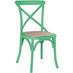 Ficha técnica e caractérísticas do produto Cadeira Katrina Assento em Rattan Verde - Rivatti