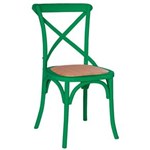 Ficha técnica e caractérísticas do produto Cadeira Katrina Rústica Verde - VERDE