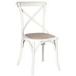 Ficha técnica e caractérísticas do produto Cadeira Katrina Vintage Branco Desgastado
