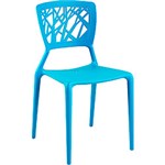 Ficha técnica e caractérísticas do produto Cadeira Lily Poplipropileno Azul - By Haus