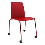 Ficha técnica e caractérísticas do produto Cadeira Loft Office em Polipropileno Im In Home - Vermelho