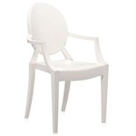 Ficha técnica e caractérísticas do produto Cadeira Louis Ghost com Braço 1106 - Branco - BRANCO