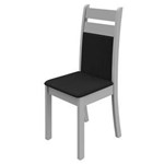 Ficha técnica e caractérísticas do produto Cadeira Madesa Diana/Myria - Branco/Preto