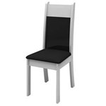 Ficha técnica e caractérísticas do produto Cadeira Madesa Verona 4235 - Branco/Preto