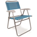 Ficha técnica e caractérísticas do produto Cadeira Master Alumínio Azul Cl - Mor