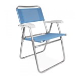 Ficha técnica e caractérísticas do produto Cadeira Master Alumínio Fashion - Azul - Mor