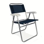 Ficha técnica e caractérísticas do produto Cadeira Master Alumínio Sannet Azul