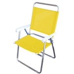 Cadeira Master Plus Alumínio Amarela - Mor