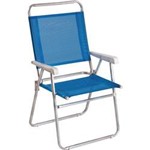 Ficha técnica e caractérísticas do produto Cadeira Master Plus Alumínio Azul - Mor