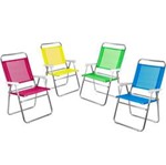 Cadeira Master Plus Alumínio Fashion - Cores Sortidas - Mor