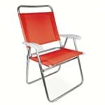 Ficha técnica e caractérísticas do produto Cadeira Master Plus Fashion Alumínio - Coral
