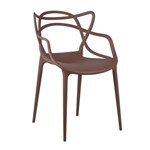 Ficha técnica e caractérísticas do produto Cadeira Masters Café em Polipropileno