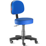 Ficha técnica e caractérísticas do produto Cadeira Mocho Azul Royal Secretária Giratória