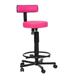 Ficha técnica e caractérísticas do produto Cadeira Mocho Giratória Plus Corano Pink
