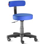 Ficha técnica e caractérísticas do produto Cadeira Mocho Slim Azul Royal Giratória