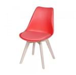 Ficha técnica e caractérísticas do produto Cadeira Modesti Vermelha - Or Design