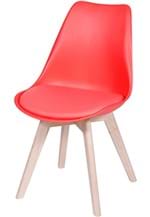 Ficha técnica e caractérísticas do produto Cadeira Modesti Vermelho OR Design
