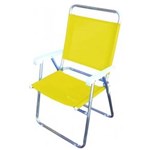 Ficha técnica e caractérísticas do produto Cadeira Mor Master Plus Alumínio, Amarela