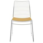 Ficha técnica e caractérísticas do produto Cadeira Móveis Carraro 1712 - Cromado/Amarelo