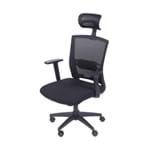 Ficha técnica e caractérísticas do produto Cadeira Office com Encosto em Tela Preta Or Dsign