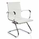 Ficha técnica e caractérísticas do produto Cadeira Office Eames com Braço Branca