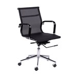 Ficha técnica e caractérísticas do produto Cadeira Office Eames Director Tela Mesh e Sistema Relax Branca