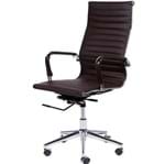 Ficha técnica e caractérísticas do produto Cadeira Office Eames Esteirinha Alta Giratória OR-3301 – Or Design - Café