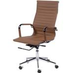 Ficha técnica e caractérísticas do produto Cadeira Office Eames Esteirinha Alta Giratória OR-3301 – Or Design - Caramelo