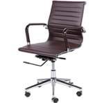 Ficha técnica e caractérísticas do produto Cadeira Office Eames Esteirinha Baixa Giratória Or-3301 – Or Design - Café