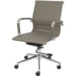 Ficha técnica e caractérísticas do produto Cadeira Office Eames Esteirinha Baixa Giratória Or-3301 Or Design - Cinza