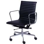 Ficha técnica e caractérísticas do produto Cadeira Office Eames Esteirinha Baixa Giratória OR-3301 – Or Design - Preto