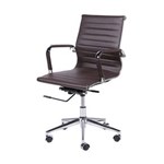 Ficha técnica e caractérísticas do produto Cadeira Office Eames Esteirinha Baixa Giratória - Or Design - Grafite