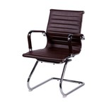 Ficha técnica e caractérísticas do produto Cadeira Office Eames Esteirinha Fixa Café - OR Design 3301