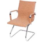 Ficha técnica e caractérísticas do produto Cadeira Office Eames Esteirinha Fixa OR-3301 – Or Design - Caramelo