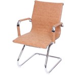 Ficha técnica e caractérísticas do produto Cadeira Office Eames Esteirinha Fixa Or-3301 Or Design - Caramelo